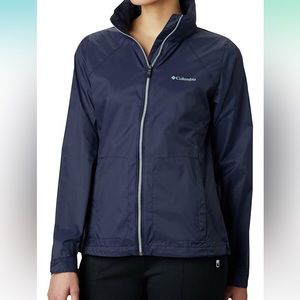 Columbia Women's Switchback Iii Jacket plus size blue rain jacket 3X new w/o tag